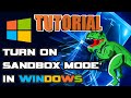 How to Enable Virtual Machine Mode #windows #vm #security