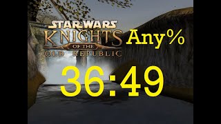 Knights of the Old Republic Any% Speedrun in 36:49