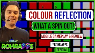 COLOUR REFLECTION- What The? This game SPUN ME OUT! mobile gameplay and review ™ROHR APPS OFFICIAL screenshot 2