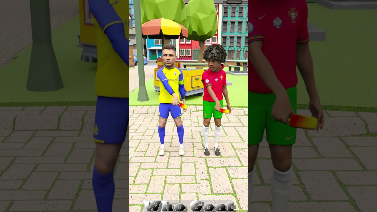 Imitate the action of Ronaldo and.......run - Funny Animation