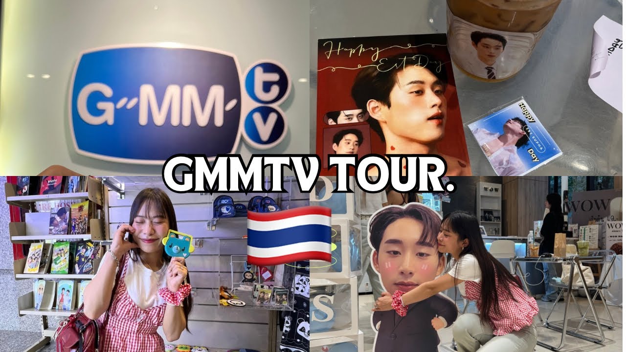 Visiting Gmmtv for the first time 💙✊🏻 ||| We saw Hong from LYKN 🫢✨