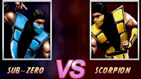 M.U.G.E.N. EPIC fights in HD Episode 8 - Sub-Zero VS Scorpion (Mortal Kombat Saga)