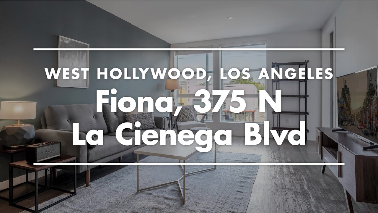 Los Angeles Apartment Tour Fully Furnished Rental in Hollywood, LA