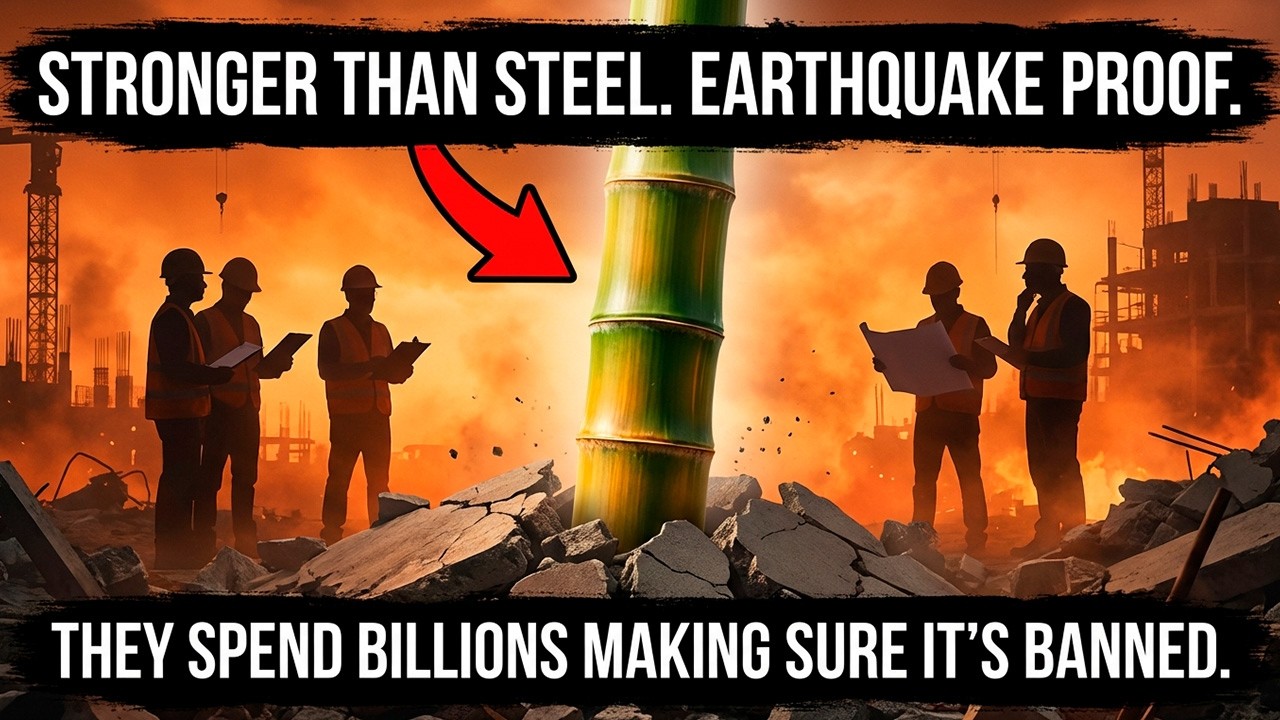 This “Grass” Is Stronger Than Steel. Earthquake Proof. Why Do Building Codes Ban It?