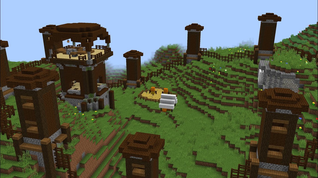 Transforming a Pillager Outpost in Minecraft! YouTube