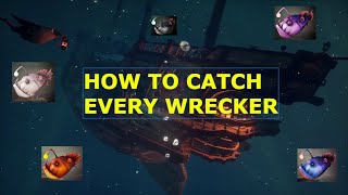 How to catch every wrecker | Sea Of Thieves |