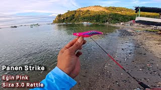 After a long break from squid fishing, I finally get to LOAD UP ON SQUID STRIKES again at a shore...