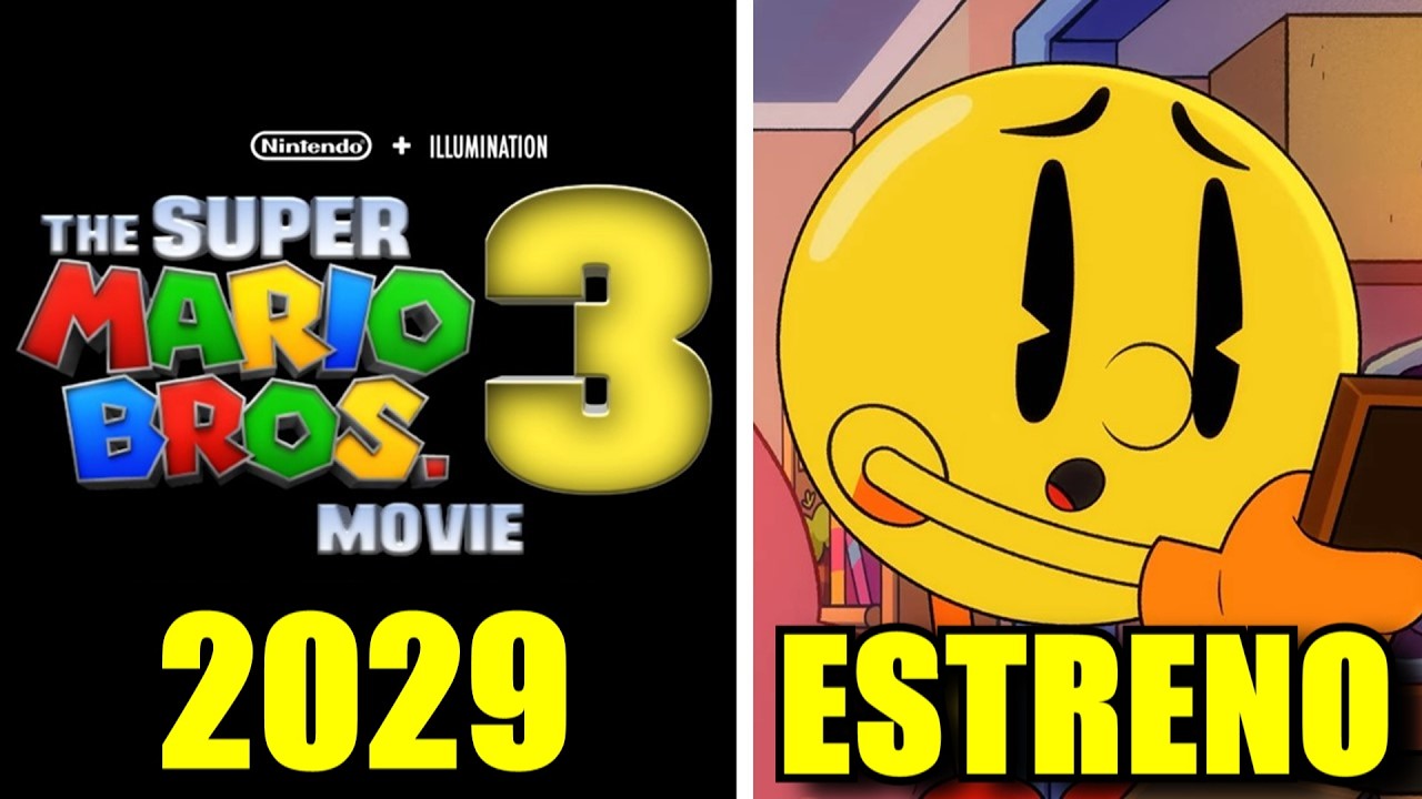 SUPER MARIO 3 EN 2029, PAC-MAN ESTRENA SERIE, GUMBALL TEMPORADA 3 Y 4