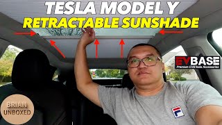 EVBASE Retractable Sunshade For Tesla Model Y - Review
