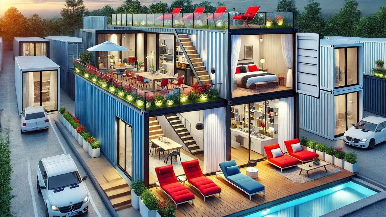 From Industrial to Chic: Transforming Shipping Containers into Stunning Luxury Homes, Chic Homes