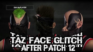 NBA 2K17 TAZ FACE GLITCH EXPLAINED + TUTORIAL AFTER PATCH 12!| HOW TO HAVE A GLITCHED/UGLY FACE!