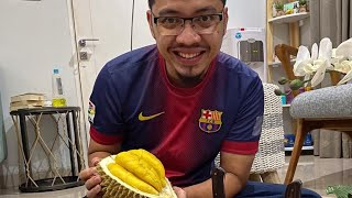 #unboxingdurian #musangking                           Unboxing durian Musangking fresh from Malaysia