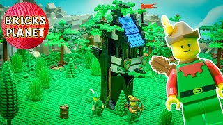 6054 Forestmens Hideout Lego Castle - Stop Motion Review