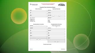 Helping You Complete the Outpatient Prior Authorization Request Form