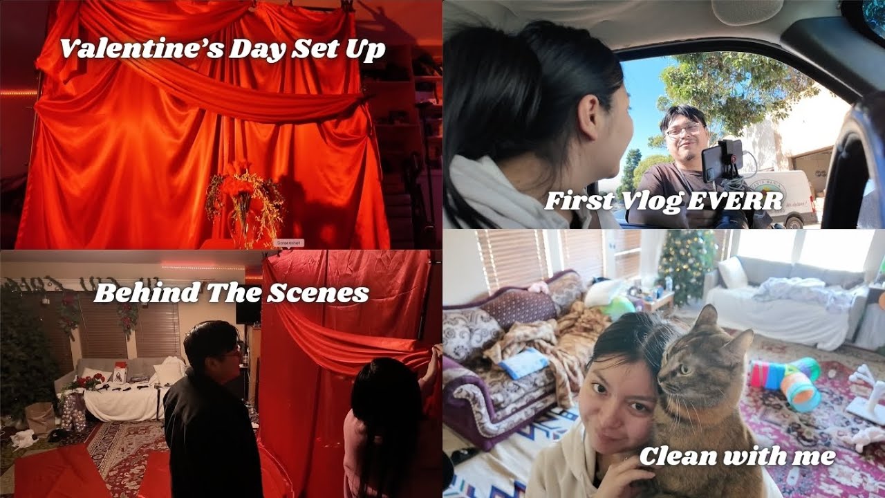 Vlog: Transforming Our Living Room for Valentine's Day!