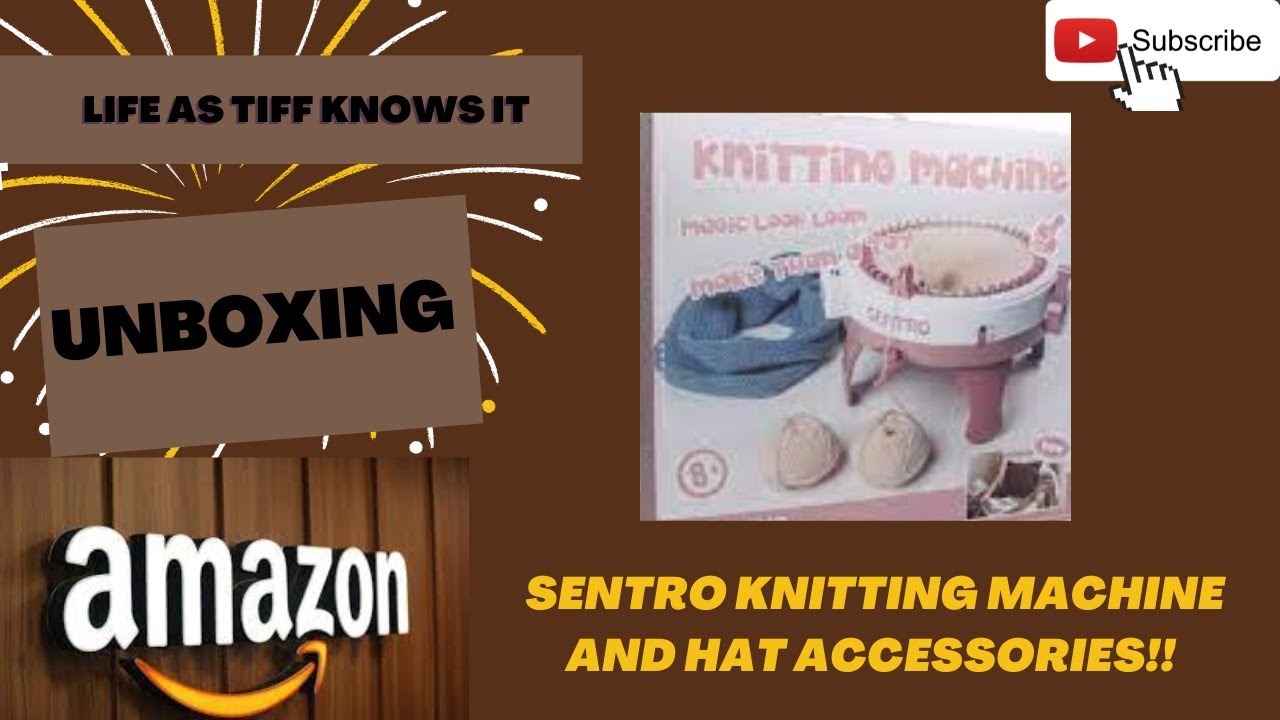 Unboxing - Sentro Knitting Machine 48 pegs and other knitting accessories  #haul #knitting 