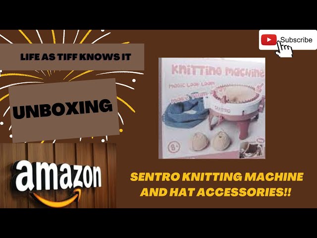 Unboxing - Sentro Knitting Machine 48 pegs and other knitting accessories  #haul #knitting 