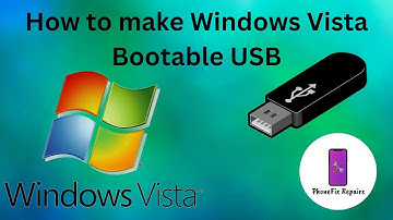 How to make Windows Vista bootable installation USB | @PhoneFix.Melbourne