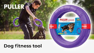 PULLER is an innovative dog fitness tool that consists of 2 rings