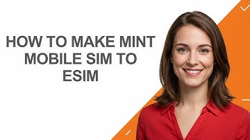 How to Make Mint Mobile Sim to Esim - AshleyHowTo