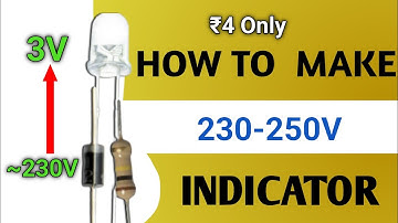 220Volt Indicator | How to make 220Volt Indicator at home | 220V Indicator #bktechnofriends