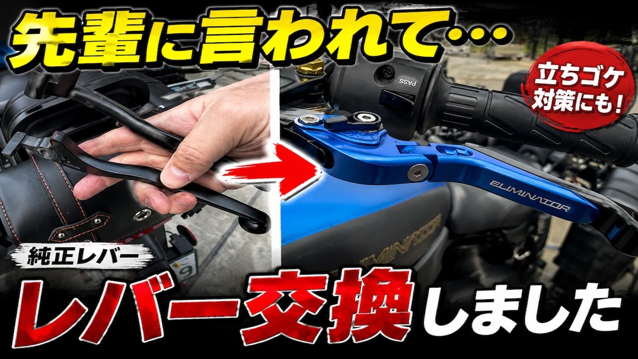 たー たー たー様以外は買わないでください Eliminator] I replaced my levers after hearing a story from an