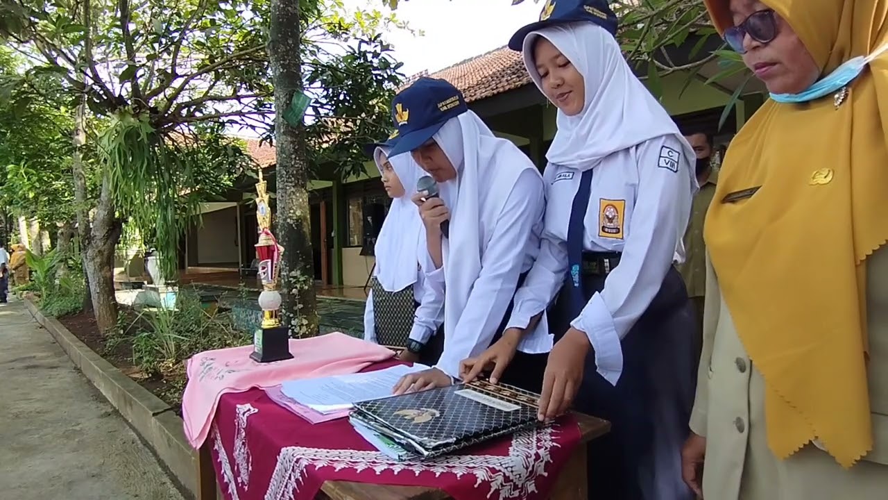 Pelantikan pengurus OSIS periode 2022 / 2023 , SMP N 1 Manyaran  Nopemper 2022