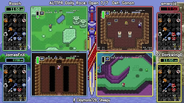 Open 7/7 Def. Ganon Sep 09 2021. ALTTP Randomizer Daily Race