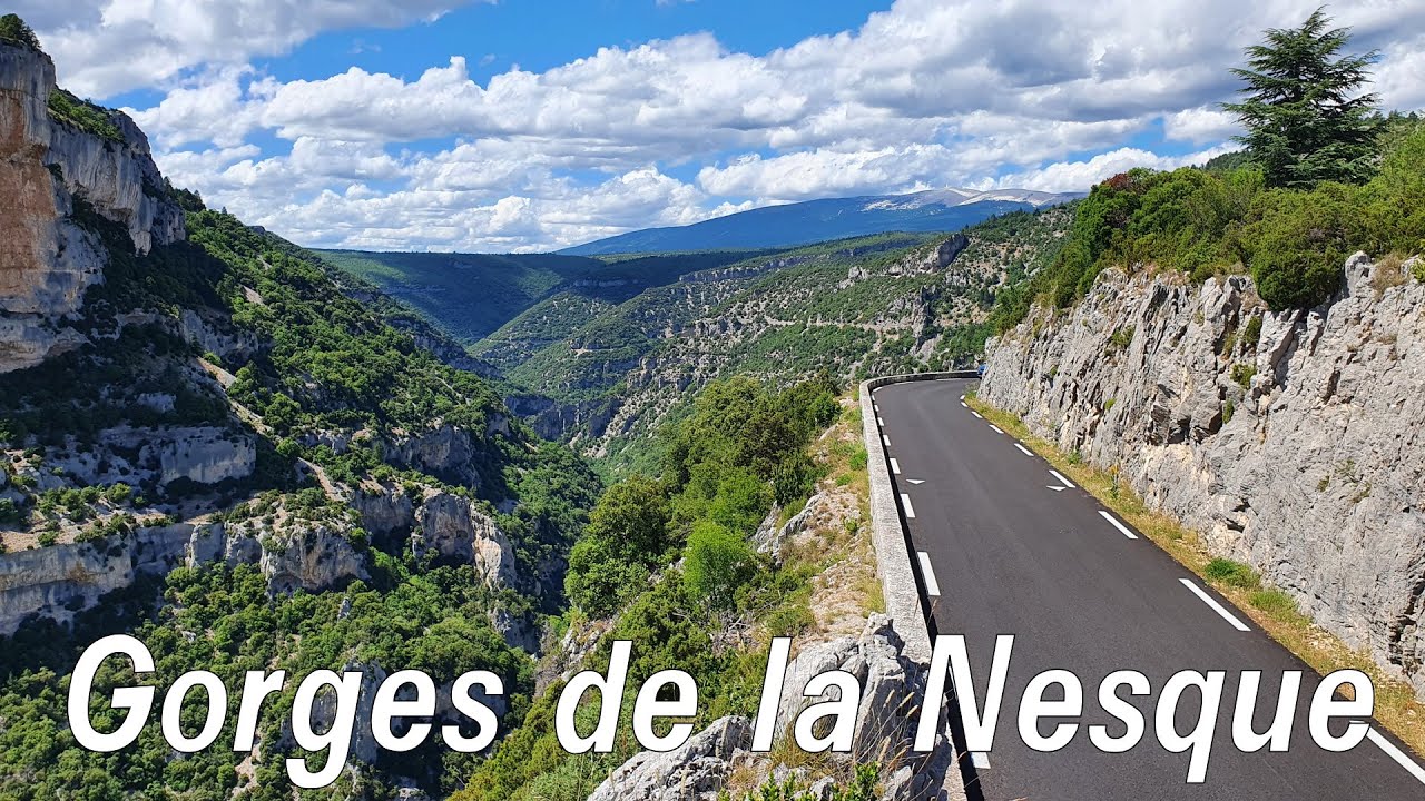 France: driving through the Gorges de la Nesque