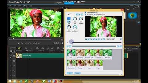 Simplified Colour Grading in Corel videostudio pro.