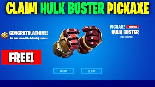 How to Unlock HULK SMASHER And Hulk Buster Pickaxe In Fortnite