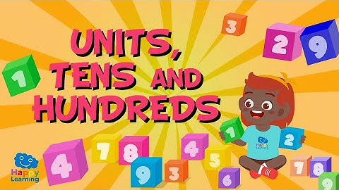 UNITS, TENS AND HUNDREDS  | Educational Videos for Kids