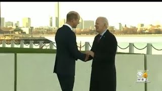 Prince William meets with President Biden in Boston