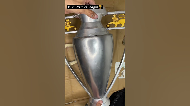 DIY : Barclays premier league 2023 full video on description 👇👇! #premierleague #trophy