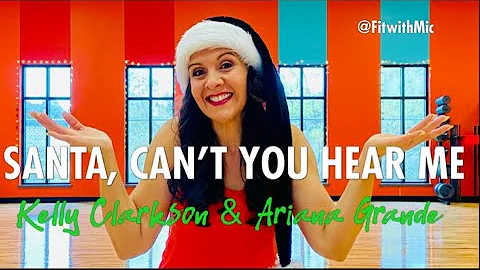 Christmas Dance Fitness Fun | Santa, Can't You Hear Me | Kelly Clarkson | Zumba® | @FitwithMic