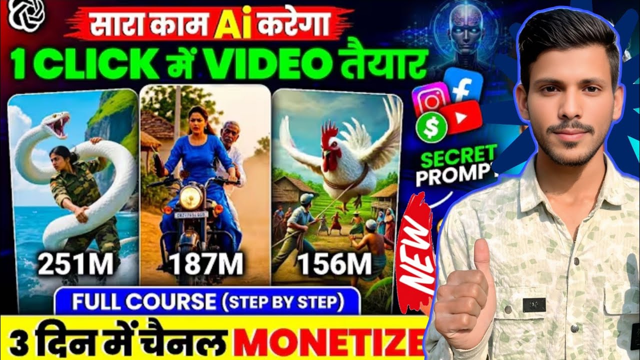 🔥 (FREE Ai Full Course) Ai Video Kaise Banaye |Ai Se Video Kaise Banaye | Suhel Tech Gyaan 