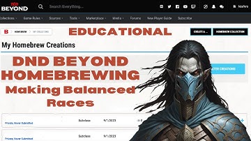 DnD Beyond Educational Homebrew - Making Balanced Races - Soul Reaver Race Example