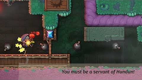 An Overkill Way To Kill Tun - Spelunky 2 #shorts