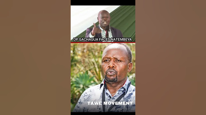 WEWE NATEMBEYA WACHA KUINGILIA RUTO :ANGRY GACHAGUA