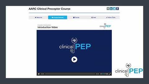 An Introduction to AARC’s Clinical Preceptor Training Course