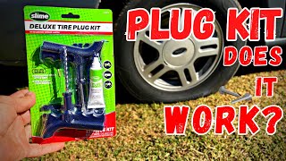 Slime Deluxe Tire Repair Plug Kit  Repair/Review