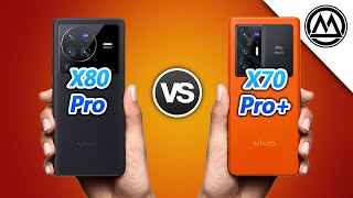 Vivo X80 Pro vs Vivo X70 Pro Plus