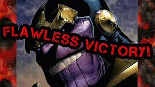 Thanos vs Champions (who needs a guantlet when you a Titan)