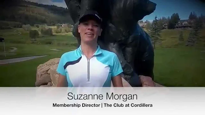 Suzanne Morgan, Welcome to The Club at Cordillera