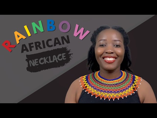 Pave Diamond African Women Handmade Pendant Onyx Stone Beaded Necklace –  EBRU JEWELRY