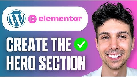 How to Create Hero Section in WordPress Using Elementor (Full Guide 2025)