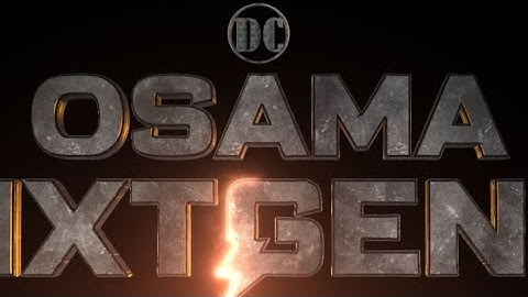 Black Adam || Title Card