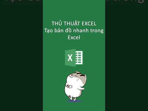 Thủ thuật tạo bản đồ (map) bằng Excel | Excelcoban