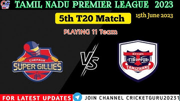 CSG vs ITT Dream11 Team | ITT vs CSG TNPL 2023 Prediction | 5th T20 | 15th June #TNPL2023 #Predictio