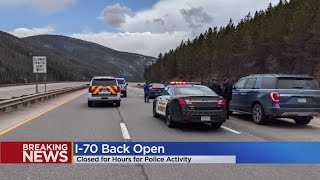 I-70 Reopened At Eisenhower Tunnels After Hours-Long 'Police Activity'